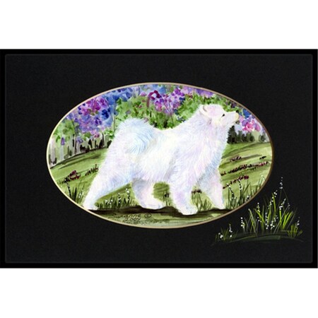 Jensendistributionservices 18 x 27 in. Samoyed Indoor Outdoor Mat MI2203729